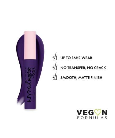 NYX Lip Lingerie XXL Matte Liquid Lipstick - Lace Me Up (Purple) 0.13 Fl Oz - Buy Online on GoSupps.com