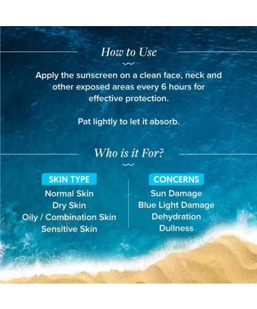 Hydrate+ Dewy Sunscreen SPF 50 PA+++ | Blue Light Protection | Fragrance-Free | Ideal for Oily Combination & Dry Skin | 50 gm - Buy Online on GoSupps.com