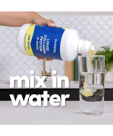 Proteinex Liquid Collagen Protein Supports Muscle and Joints Recovery - Liquid Collagen for Women and Men for Healthy Skin  Hair and Nails - No Carbs Ready to Drink Protein Drink (Pina Colada) Pina Colada 30 Fl Oz (Pack of 1) - Buy Online on GoSupps.com