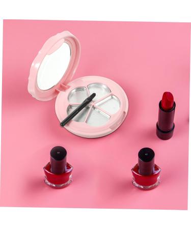 Mipcase 2 Sets Box Lipstick Box Travel Cosmetic Case Empty Eye Shadow Case Eyeshadow Case Assembled Gel medium Pink - Buy Online on GoSupps.com