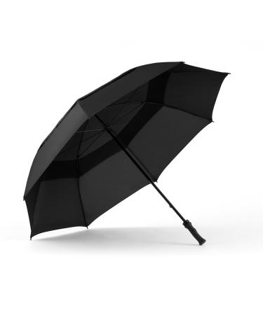 ShedRain Windjammer Vented Manual Golf Stick Black Umbrella, 1 EA