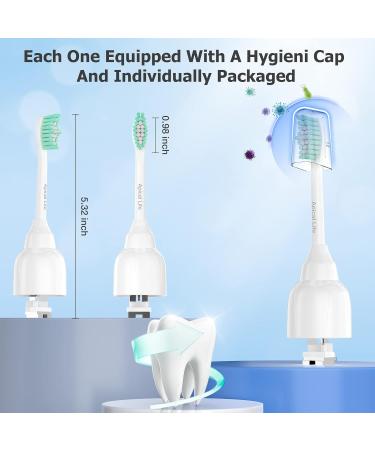 6 Pack Blue Replacement Heads for Philips Sonicare E-Series Electric Toothbrush - Buy Online on GoSupps.com