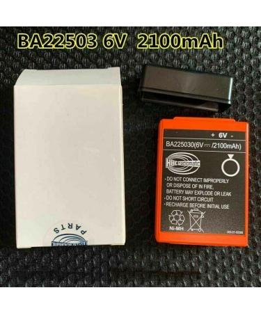 Buy 2 Pack 2100mAh BA225030 6V HBC Radiomatic Rechargeable Battery for Crane Pump Truck Remote Control - Buy Online on GoSupps.com