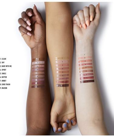 NYX Lip Lingerie Gloss - Clear 0.11 oz | Long-lasting Lip Gloss - Pack of 1 - Buy Online on GoSupps.com