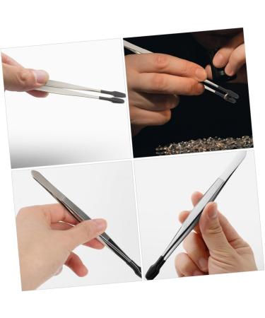 Magiclulu 4-Piece Stamp Clip Brow Tool Set - Stainless Steel Jewelry Tongs Tweezers & Pincer for Jewelry Making | Handicrafts Martensitic - Shop Now! - Buy Online on GoSupps.com