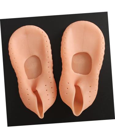 FOMIYES 2 Pairs Silicone Gel Heel Socks Lotion Socks Sebs Socks Moisturising Gel Socks Silicone Socks Floor Socks Room Socks Non Slip Socks Plantar Insoles Heel Cover Invisible - Buy Online on GoSupps.com