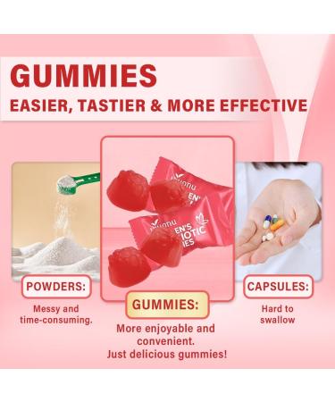 Not Specified Womens Probiotic Gummies Premium Female PH Balance Gummy 5 Billion CFUs Cranberry Flavor Sugar Free Vegan 60 Count - Buy Online on GoSupps.com