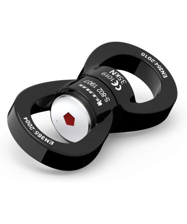 PROND Swing Swivel 35kN - Safest Rotational Device for Children's Web Tree Swing & Aerial Dance - Black - Buy Online on GoSupps.com