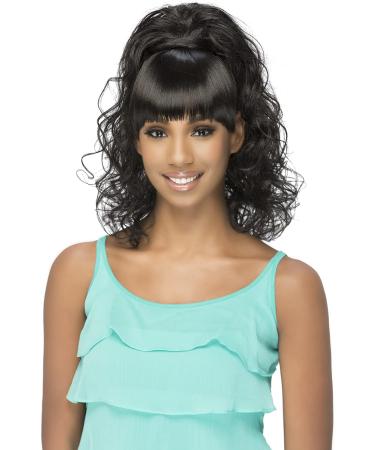 14" LAYERED LOOSE BODY CURL WITH BLUNT BANG