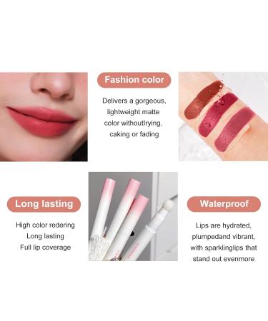 Buy Velvet Matte Lipstick Set for Women - 3Pcs Long Lasting Highly Pigmented Moisturizing & Waterproof | Nude Lip Cream | Perfect Gift - Buy Online on GoSupps.com