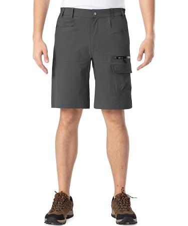 Rdruko Men's Quick Dry Cargo Shorts - Dark Grey, 36 - Buy Online on GoSupps.com