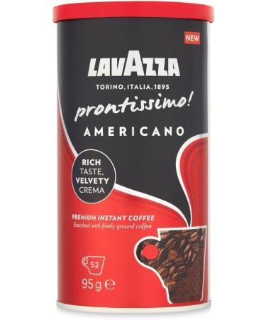 Instant Coffee Bundle with Lavazza Prontissimo Intenso 95g x3 and Americano 95g x3 - Dark Roast (Pack of 6) - Buy Online on GoSupps.com