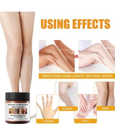 Peach Whitening Cream for Dark Knees Elbows & Knuckles - Strong Brightening & Spot Correction - International Shipping Available - Buy Online on GoSupps.com