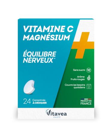 Nutrisanté Vitamin C with Magnesium Nervous Balance 24 Tablets