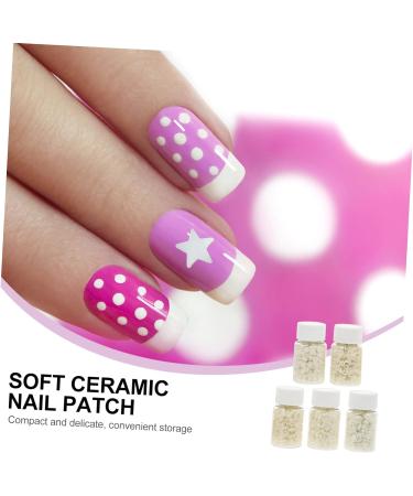 POPETPOP 5pcs 5 Diy Material 3d Nail Art Slices Nail Art Decor Crystal Nail Stud Nail Art Stickers Nail Art Supplies Nail Decor Hand Decor Nail Patches Polymer Clay Shine - Buy Online on GoSupps.com