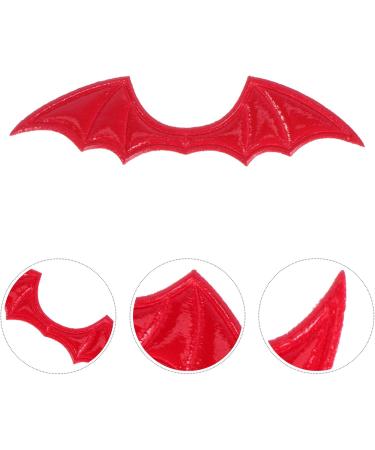 CALLARON 10 Piese Bat Wing Hair Accessories for Women Halloween Decorative Headdress Devil Wing Cosplay Ornaments Funny Reusable Bat Wing Decoration(Red) - Buy Online on GoSupps.com
