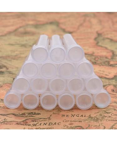 PandaHall 100pcs Clear Plastic Tube Bead Containers - Small Empty Storage Tubes Set for Beads with Lid - 15ml Transparent Organizers Boxes (75x13mm) - Pack of 100 - Buy Online on GoSupps.com