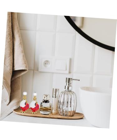 Angoily 1pc Peacock Essential Oil Bottle Dropper Bottle Liquid Holder Perfume Dropper Gold Decor Arabian Perfume Oil Middle Eastern Decor Liquid Bottle Red Container Glass Travel - Buy Online on GoSupps.com