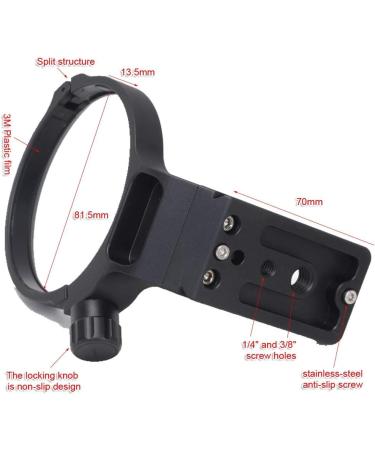 Canon RF 70-200mm f/2.8L is USM III Metal Tripod Mount Ring | Arca-Swiss Compatible | Dovetail Groove | Quick Release Plate - Buy Online on GoSupps.com