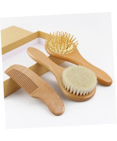LALAFINA 3pcs Kids Bath Brush Set - Body Scrubber, Comb, and Spa Brush for Baby Bathing - Buy Online on GoSupps.com