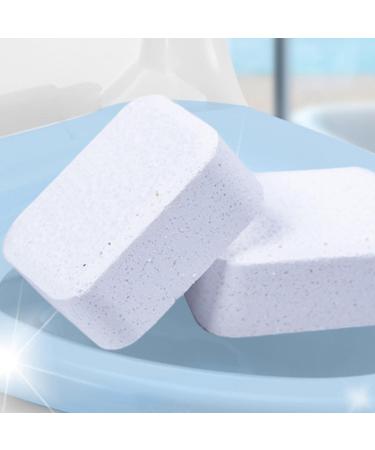 Toilet Bowl Cleaning Tablets Effervescent Cleaner Powerful Removes Stains Odors Refreshes Bathroom Hassle-Free Solution 5/10/20 Pack Hard Water Scale White 10 pcs - Buy Online on GoSupps.com