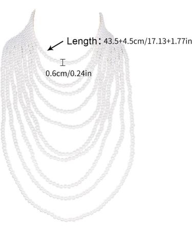 KUAIYIJU Fashion Pearl Necklace for Women | Layered Long Sweater Chain | Wedding Jewelry & Clothing Accessories - Buy Online on GoSupps.com
