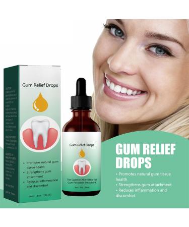 Gum Rejuvenation Drops 30ml Gum Regeneration Drops Promotes Good Breath For Oral Care (5PCS) - Buy Online on GoSupps.com