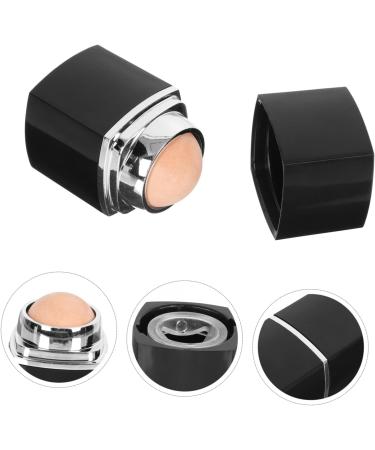 Beatifufu 1pc Facial Oil Absorbing Ball Facial Massager Oil Absorbing Roller Facial Oil Control Tool Makeup 5x2.8cm Black - Buy Online on GoSupps.com