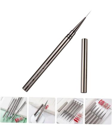 POPETPOP Nail Art Drawing Pen Gel Nails Polish Design for Nail Art Manicure Brushes for Nails Nail Diamond Pen Nail Art Pens Nail Dotting Pens Nail Art Supplies Eyeliner Brush Fine Metal 18x1cm As Shown 2 - Buy Online on GoSupps.com