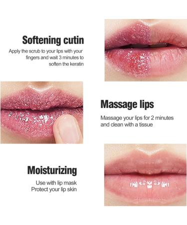 Adurello 2 in 1 Lip Scrub Exfoliator & Moisturizer Hydrating Lip Scrubs and Balm Mask Lip Care Treatment for Dark & Cracked Lips Reduces Lip Lines - Buy Online on GoSupps.com