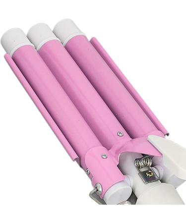 3 Barrel Hair Waver Curling Iron Wand Ceramic Glaze Coating Adjustable Frizz Control 3 Barrel Curling Iron Waver Fast Heating Portable Crimpers for Waving Hair (US Plug) - Buy Online on GoSupps.com