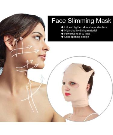 Facial Slimming Mask Full Coverage Lifting Face V Line Belt Double Chin Care Skin Relief Wrinkle Bandage of Beauty(XL) - Buy Online on GoSupps.com