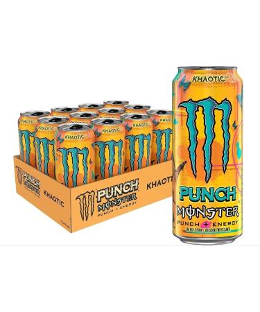 Yogi Trade Yogi Trade Monster Energy Boissons 500 ml (lot de 12) (Juice Khaotic)