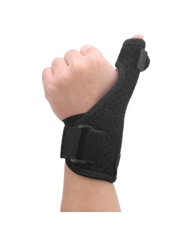 Adjustable Breathable Elastic Wrist Thumb Brace for Men - Left Hand Splint for Broken Recovery Basketball & Fitness - Buy Online on GoSupps.com