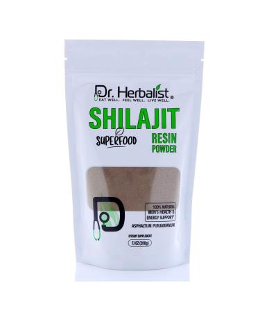 Dr.Herbalist-(200g/7.05oz) Shilajit Powder Shilajit Pure Himalayan Organic Contains Fulvic Acid 100% Pure Shilajit for Healing Naturally Sourced