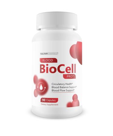 Blood BioCell Pro - Our Best Blood Support Supplement - Magnesium 12 Advanced Blood Flow Bio Cell Blood Health Support - Our Best Vasodilator Nitric Oxide High Pressure Pills - Circulation Blood Boost