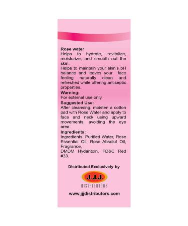 Agua De Rosas 4 Oz Rose Water Facial Toner | Refreshing & Hydrating Skincare - Shop Internationally - Buy Online on GoSupps.com
