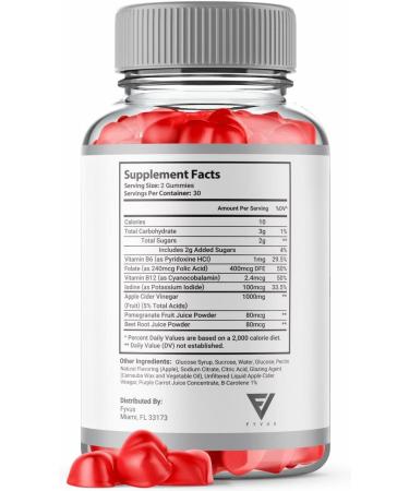 Mach 5 ACV Keto Gummies - Weight Loss Support with Apple Cider Vinegar - 525 MG (60 Gummies) - Buy Online on GoSupps.com