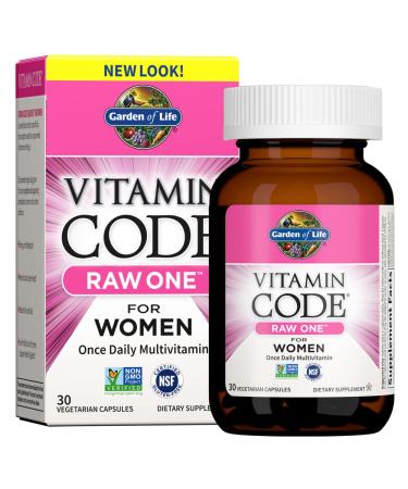 Garden of Life Vitamin Code Raw One For Women Once Daily Multivitamin 30 Vegetarian Capsules - Buy Online on GoSupps.com