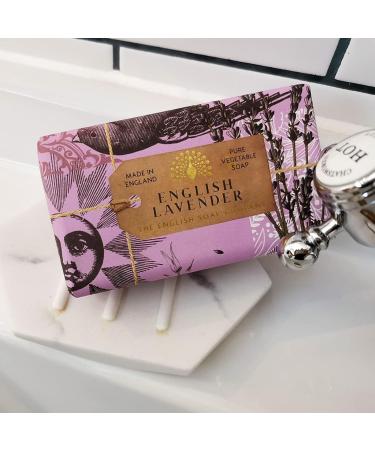 English Soap Co. Lavender Soap Bar 190g - Anniversary Collection - Pack of 1 - Buy Online on GoSupps.com