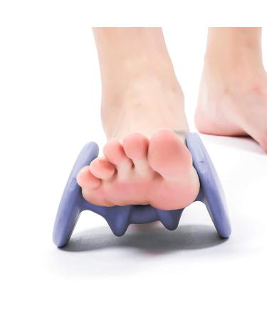 Portable Foot Massage Roller | Accupressure Reflexology for Deep Muscle Recovery - Purple - Buy Online on GoSupps.com