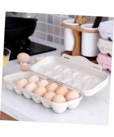 Uonlytech Box Outdoor Egg Carton Plastic Storage Bins Plastic Egg Tray Egg Trays Anti-collision Egg Rack Pp - Buy Online on GoSupps.com