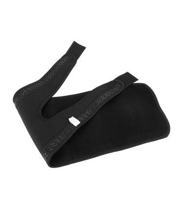 Thigh Hamstring Support Compression Brace - Adjustable Neoprene Sports Leg Sleeve for Injury Rehab | Running Gym Fitness Football - Black 1 Pack - Buy Online on GoSupps.com