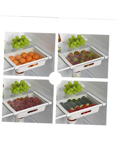 KOMBIUDA 2pcs box White for Type Refrigerator Home Storage Household Container Fruit Multi-purpose Drawer - Buy Online on GoSupps.com