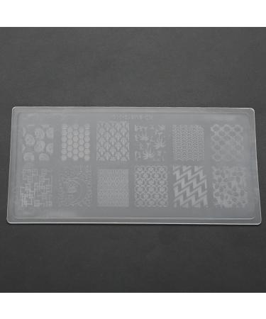 Raguso tool nail stamping plate 17 12 2 silicone nail polish transfer stamper scraper template set manicure tool - Buy Online on GoSupps.com