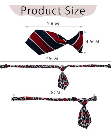 BIPY 30pcs Dog Neckties Collar Bow Tie Set for Small Medium Large Cats - Paw Printed Neck Ties for Parties, Birthdays, and Weddings - Buy Online on GoSupps.com