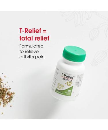 MediNatura T-Relief Arnica +12 Natural Arthritis Pain Relief 100ct Tablets and 2oz Cream Bundle - Buy Online on GoSupps.com