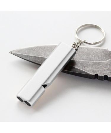 Memofynd Stainless Steel Emergency Pipes - 3pcs Silver with Black Rope | Survival Safety Gear - Buy Online on GoSupps.com