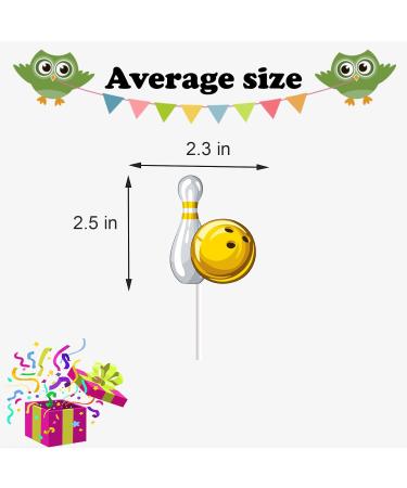 18pcs Bowling Cupcake Toppers for Boys Girls Adults Happy Birthday Bowling Party Decorations Supplies Sport Ball Bowling Cake Decorations - Buy Online on GoSupps.com