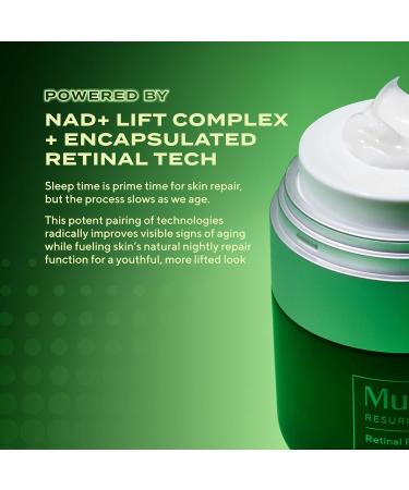 Murad Retinal ReSculpt Overnight Cream Anti-Aging Face & Neck Cream with Encapsulated Retinal & NAD+ Firms Lifts & Hydrates Skin 1.7 Fl Oz - Buy Online on GoSupps.com
